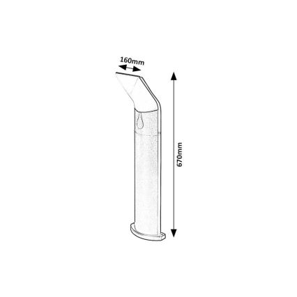 Rabalux - Lampada LED da esterno LED/10W/230V IP54