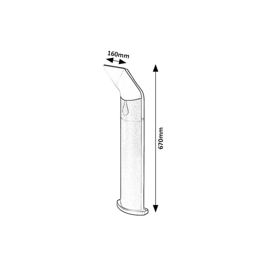 Rabalux - Lampada LED da esterno LED/10W/230V IP54