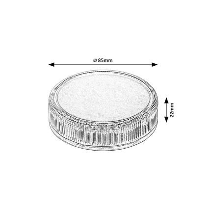 Rabalux - Lampada LED solare LED/0,3W/1,2V 800mAh IP65