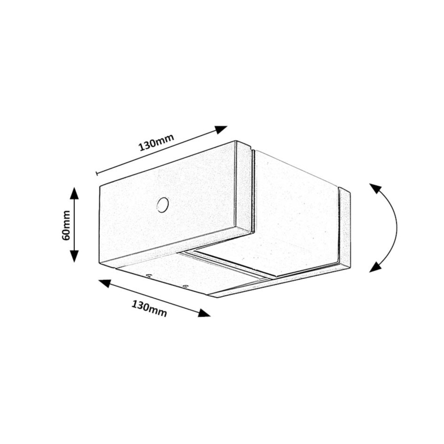 Rabalux - Applique a LED da esterno LED/10W/230V IP54