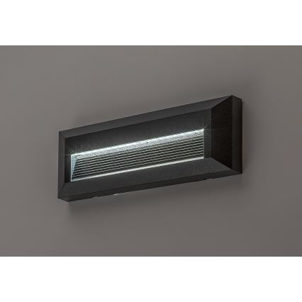 Rabalux - Applique da esterno LED/6W/230V IP65 nero