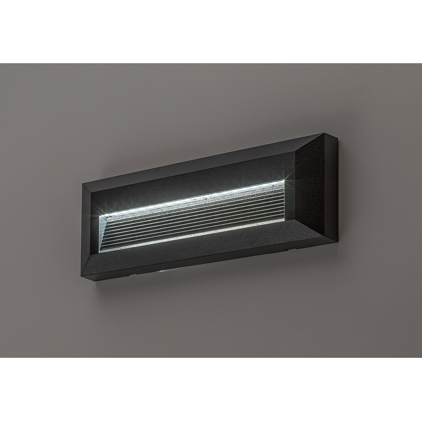 Rabalux - Applique da esterno LED/6W/230V IP65 nero