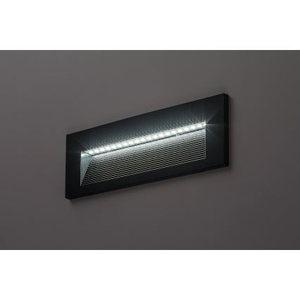 Rabalux - Applique da esterno LED/6W/230V IP65 nero