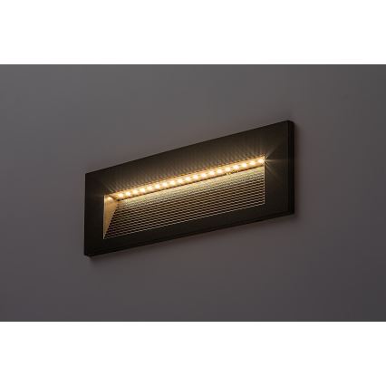 Rabalux - Applique da esterno LED/6W/230V IP65 nero