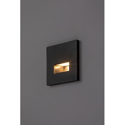 Rabalux - Applique per scale LED/1W/230V 3000/4500/6500K nero