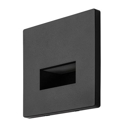 Rabalux - Applique per scale LED/1W/230V 3000/4500/6500K nero