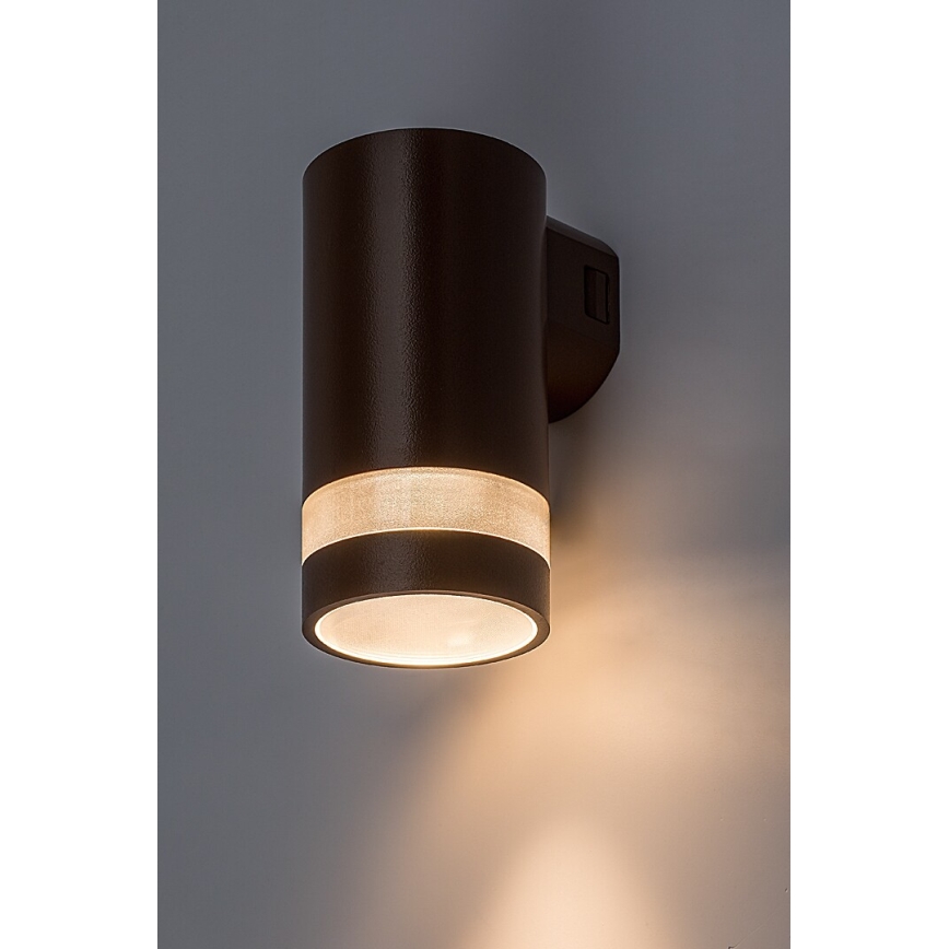 Rabalux - Applique da esterno LED, 9 W, 230 V, IP65, marrone
