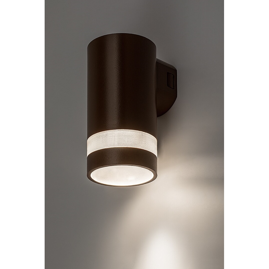Rabalux - Applique da esterno LED, 9 W, 230 V, IP65, marrone