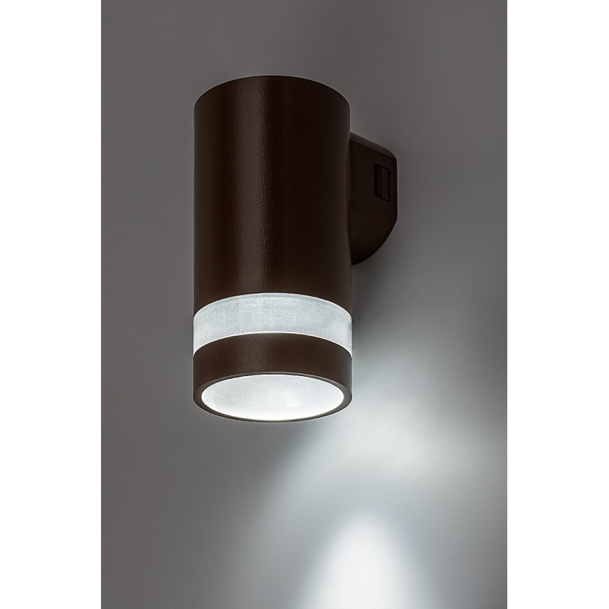 Rabalux - Applique da esterno LED, 9 W, 230 V, IP65, marrone