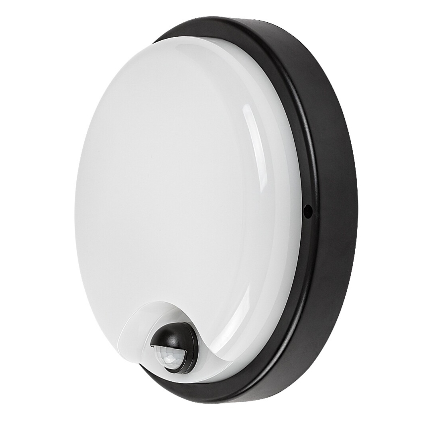 Rabalux - Applique LED da esterno con sensore, 18W/230V, IP65, nera
