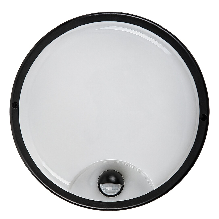 Rabalux - Applique LED da esterno con sensore, 18W/230V, IP65, nera