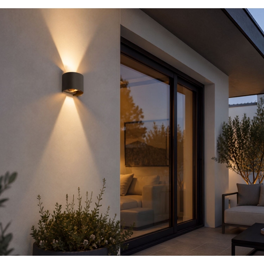 Rabalux - LED Applique da esterno LED/5W/230V 2700/4000/6500K IP54 beige