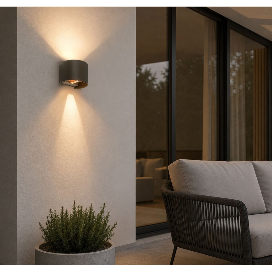 Rabalux - LED Applique da esterno LED/5W/230V 2700/4000/6500K IP54 beige