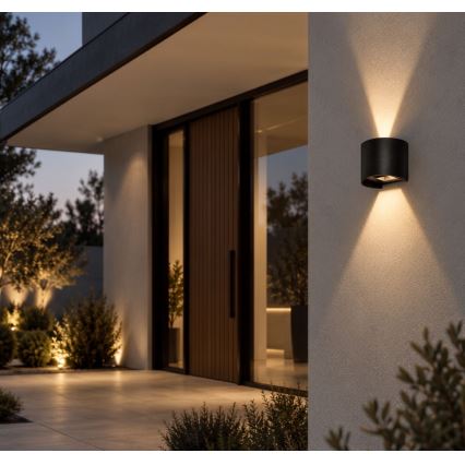 Rabalux - LED Applique da esterno LED/5W/230V 2700/4000/6500K IP54 nera