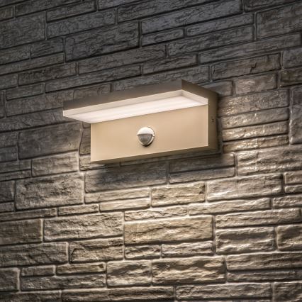 Rabalux - Lampada da parete per esterni a LED con sensore LED/9W/230V IP54 beige