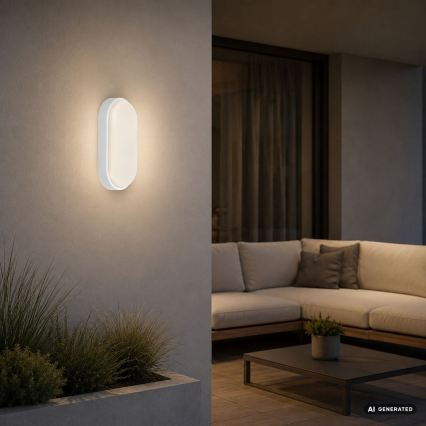 Rabalux - Applique da esterno a LED 14W/230V IP54 bianca