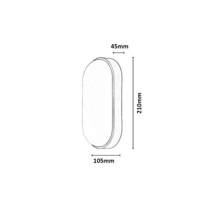 Rabalux - Applique da esterno a LED 14W/230V IP54 bianca