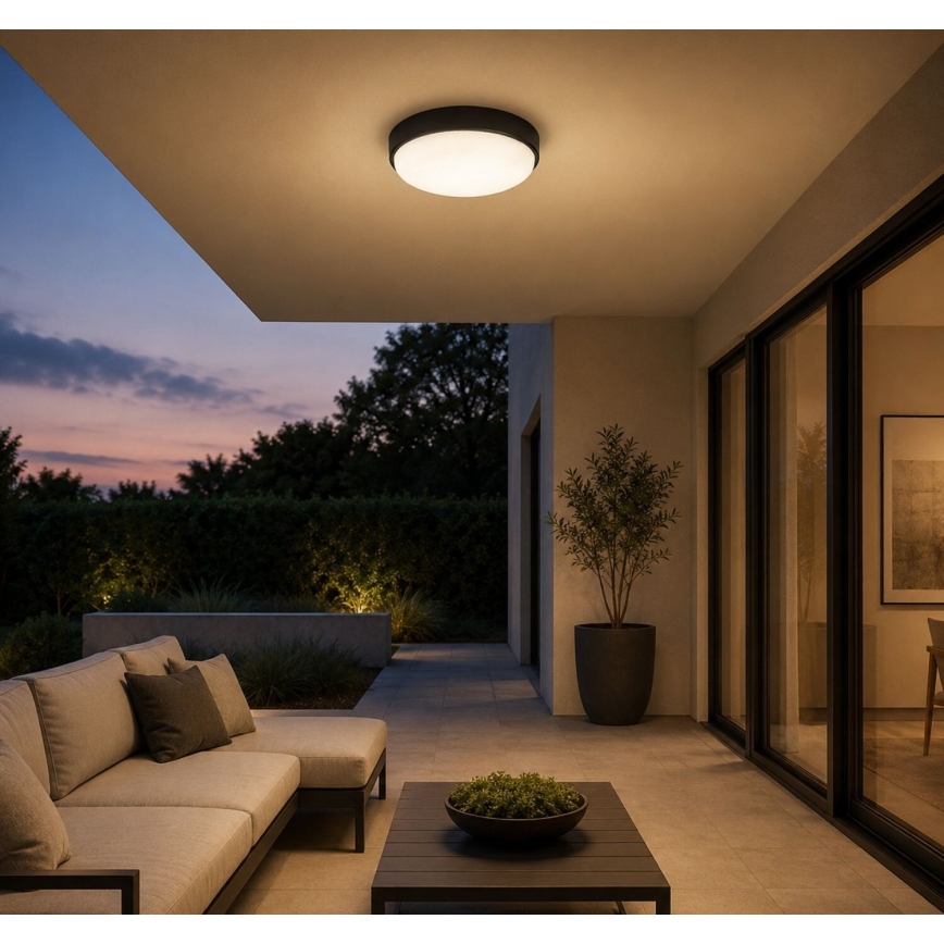 Rabalux - plafoniera LED per esterni LED/14W/230V IP54 nero