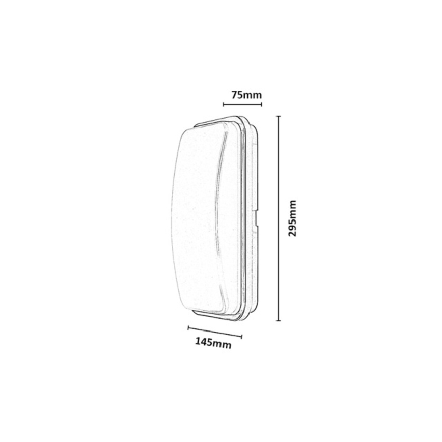 Rabalux - LED Lampada da parete per esterni LED/20W/230V 4000K IP65