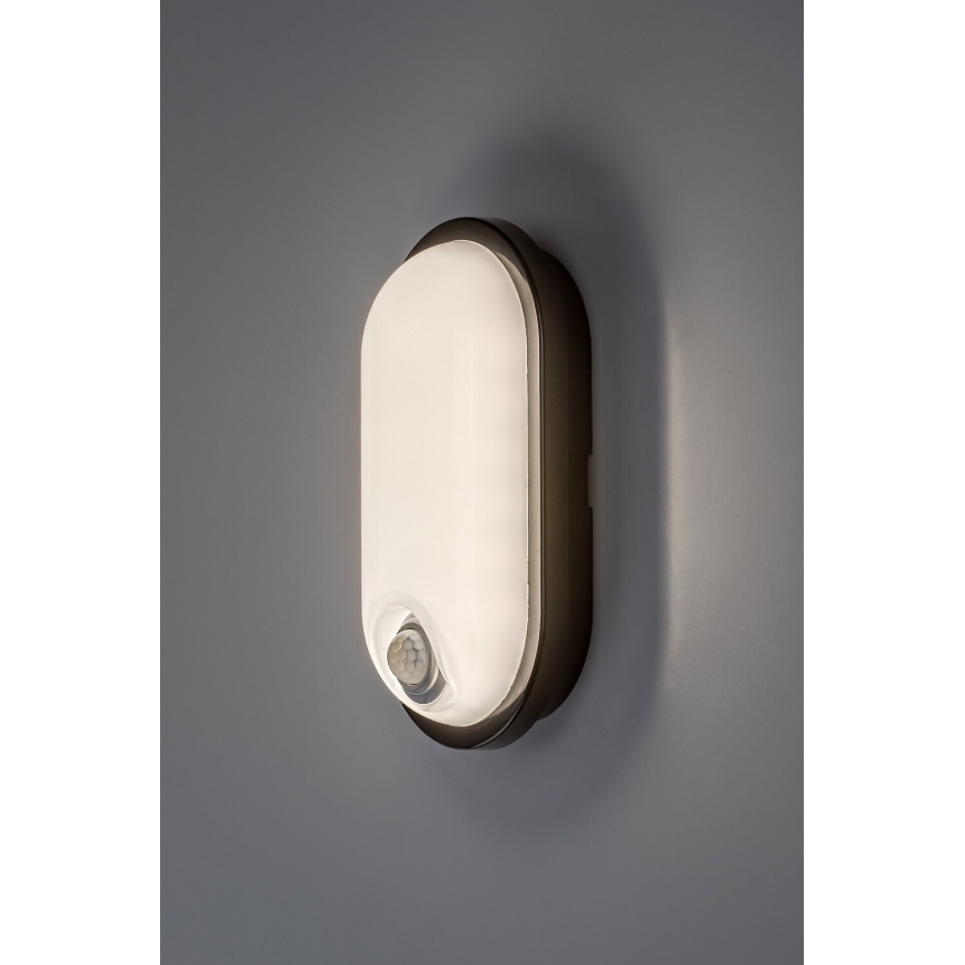 Rabalux - Plafoniera da esterno a LED con sensore LED/15W/230V IP65 nero