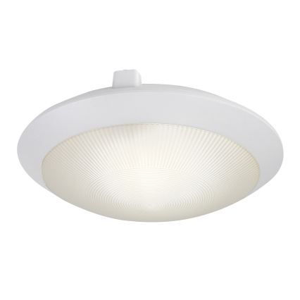 Rabalux - Plafoniera da esterno con sensore di movimento 1xE27/9W/230V IP65 Ø 30 cm bianca