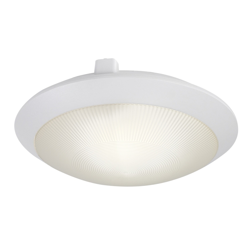 Rabalux - Plafoniera da esterno con sensore di movimento 1xE27/9W/230V IP65 Ø 30 cm bianca