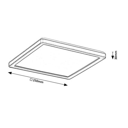 Rabalux - Plafoniera LED da esterno dimmerabile LED/15W/230V Wi-Fi Tuya 2700-6500K IP44 + telecomando