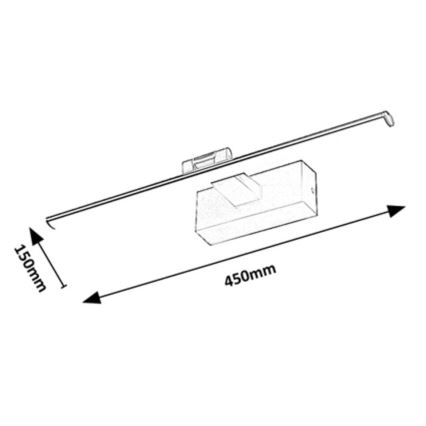 Rabalux - Lampada LED da quadro LED/8W/230V 3000K 45 cm