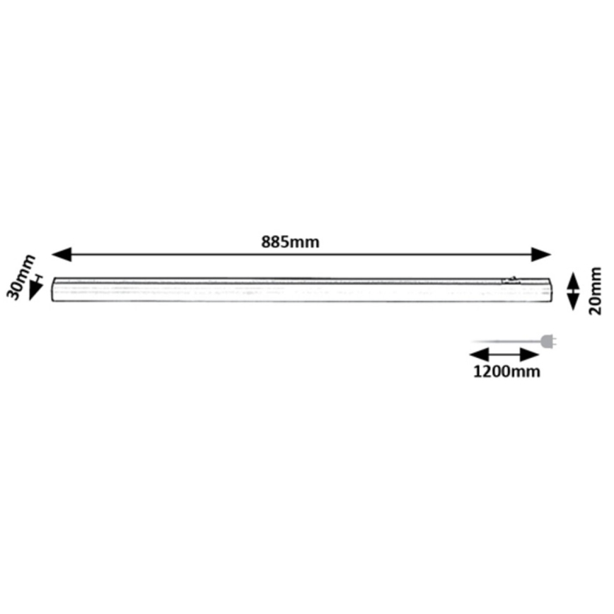 Rabalux - Lampada LED da sotto pensile LED/13W/230V 4000K 88 cm