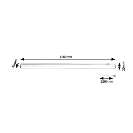 Rabalux - Lampada LED sottopensile LED/18W/230V 4000K 118 cm