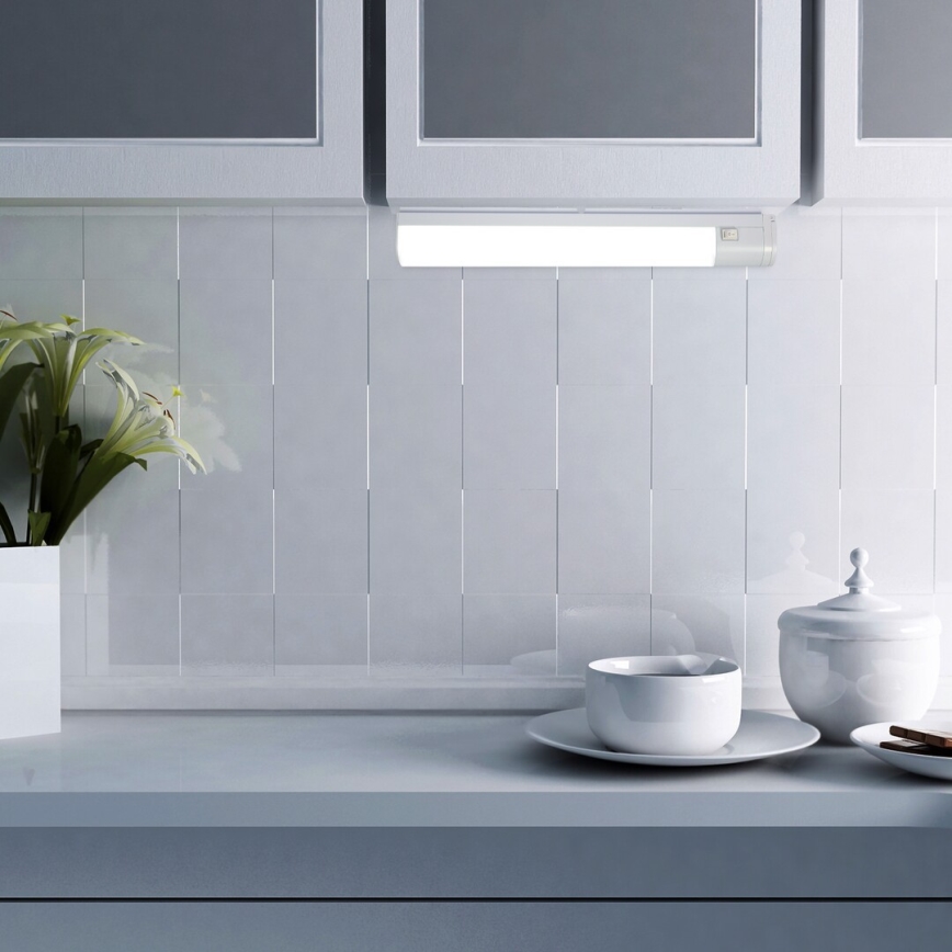 Rabalux - Illuminazione LED sottopensile con presa LED/17W/230V 4000K IP44 bianco 57 cm