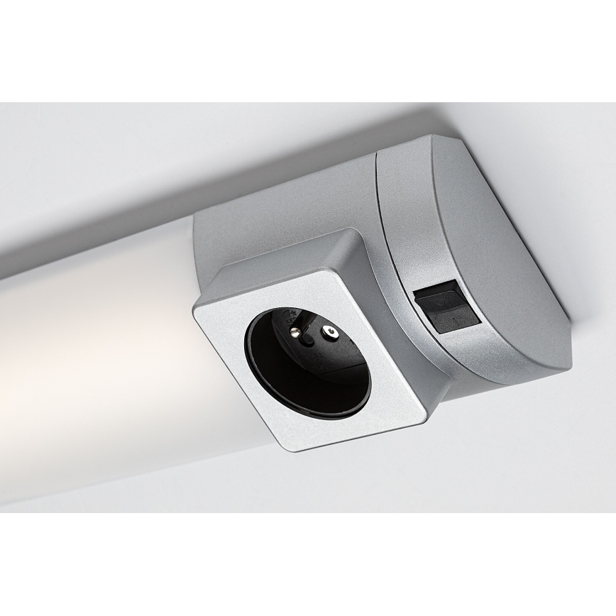 Rabalux - Illuminazione LED sottopensile con presa LED/8W/230V 4000K 68 cm argento