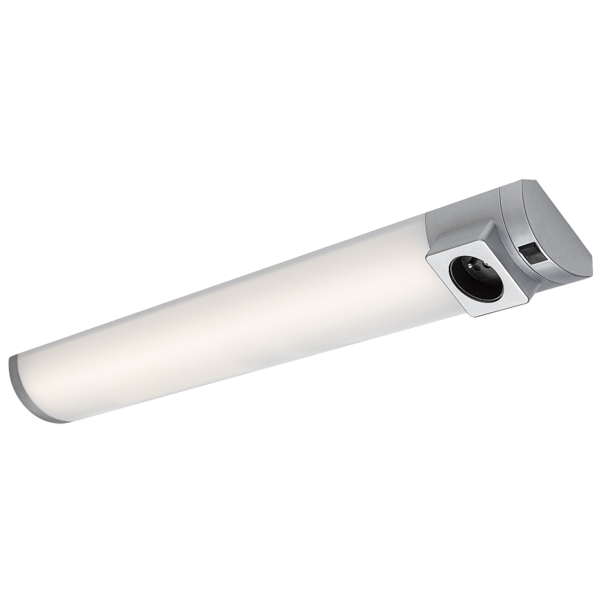 Rabalux - Illuminazione LED sottopensile con presa LED/8W/230V 4000K 68 cm argento