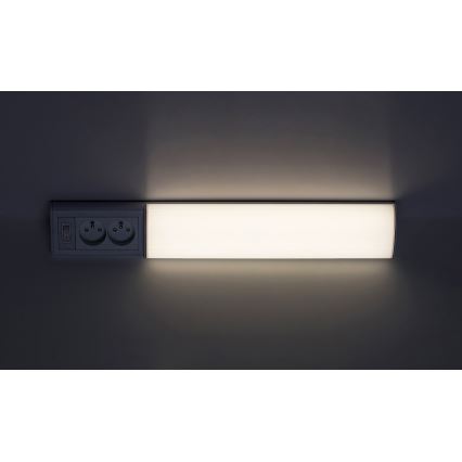 Rabalux - Lampada LED sottopensile con prese LED/10W/230V 4000K 50 cm bianco