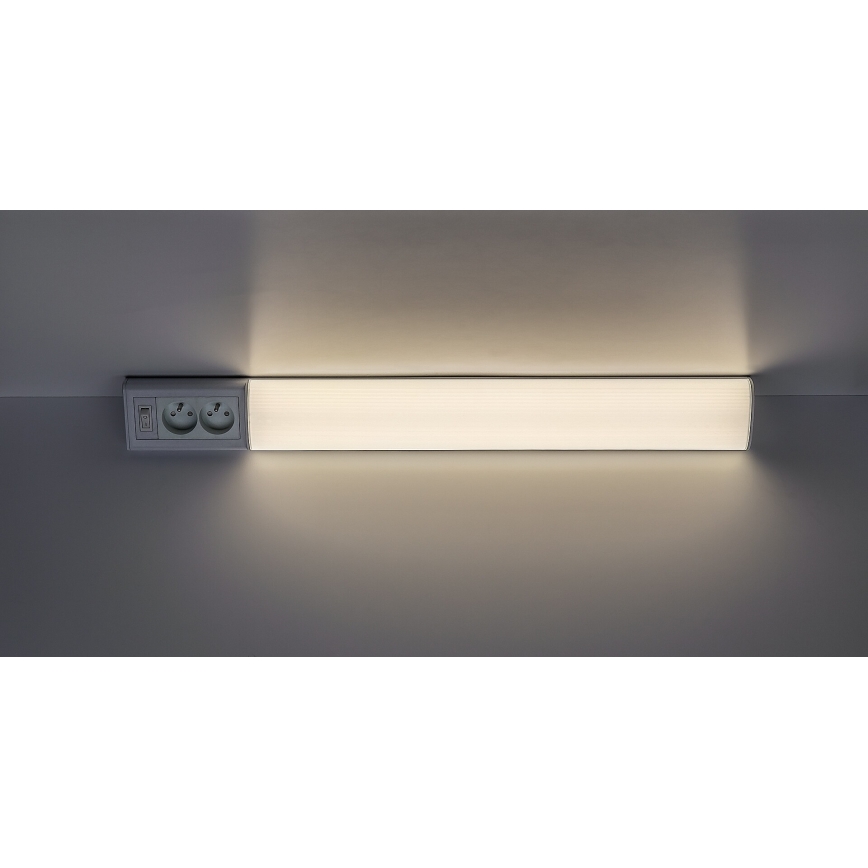 Rabalux - Lampada LED sottopensile con prese LED/15W/230V 4000K 70 cm bianco