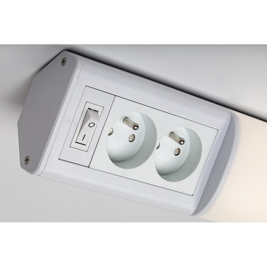 Rabalux - Lampada LED sottopensile con prese LED/15W/230V 4000K 70 cm bianco