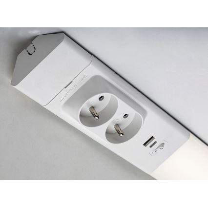 Rabalux - Lampada LED sottopensile con prese LED/18W/230V 4000K 60 cm bianco