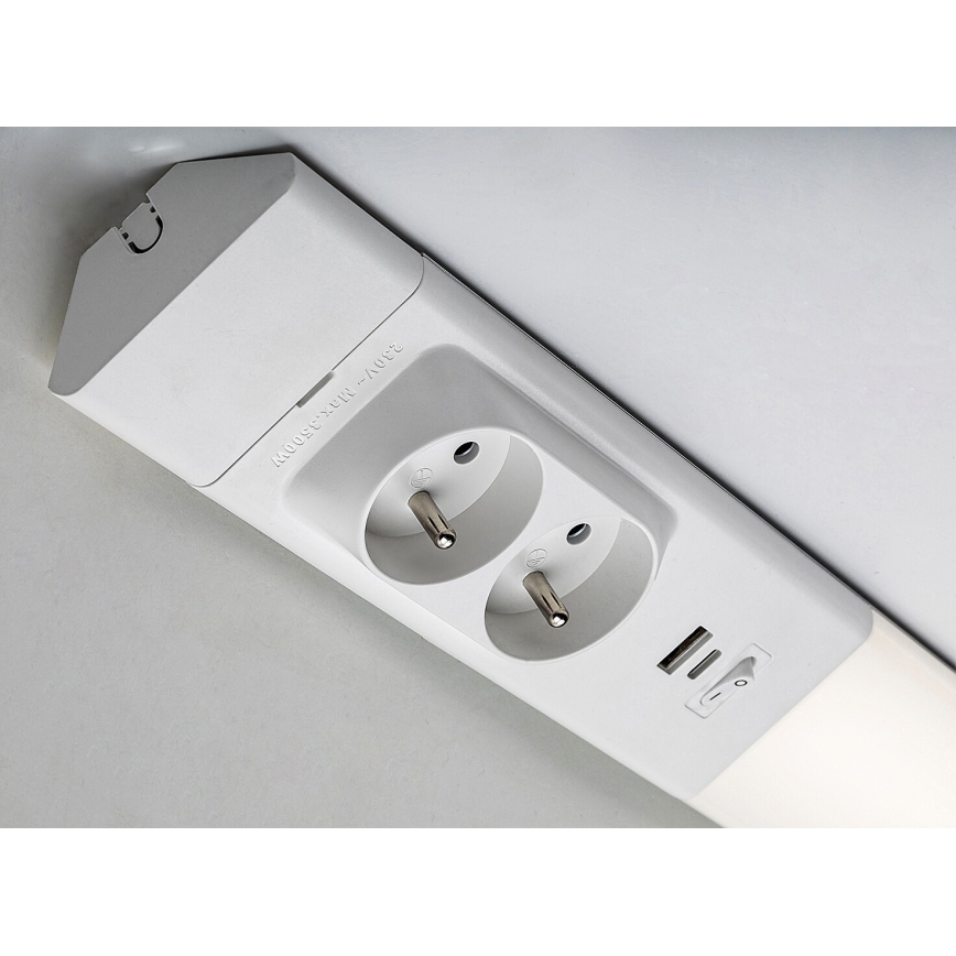 Rabalux - Lampada LED sottopensile con prese LED/18W/230V 4000K 60 cm bianco