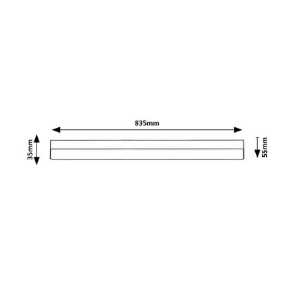 Rabalux - Lampada LED sottopensile LED/20W/230V 4000K 83 cm bianco