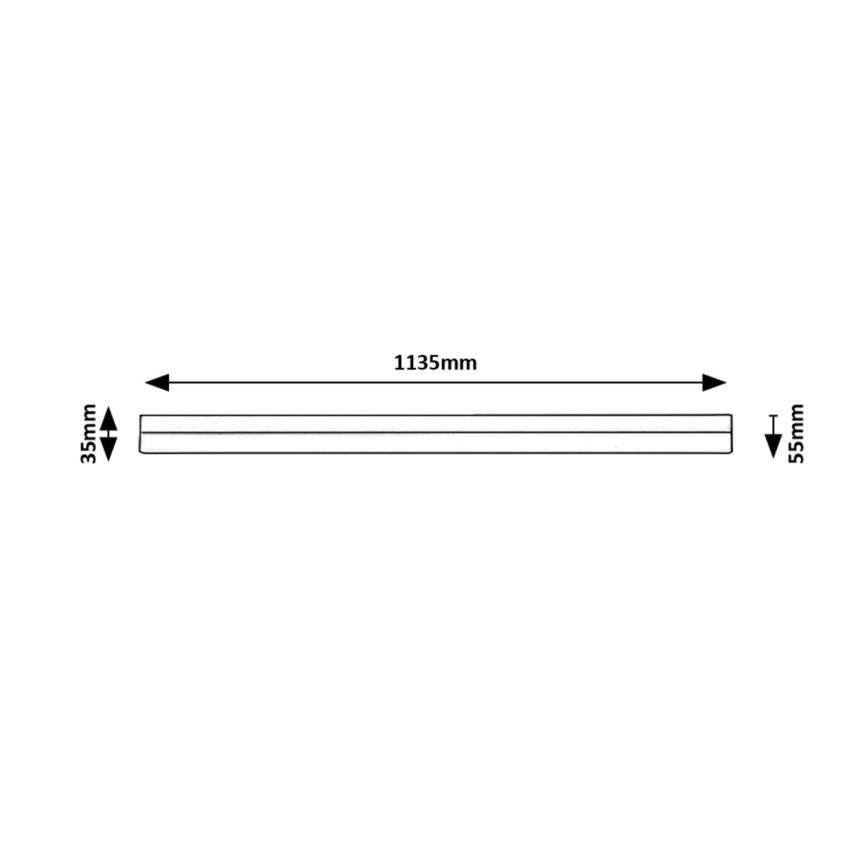 Rabalux - Lampada LED sottopensile LED/24W/230V 4000K 113 cm bianco