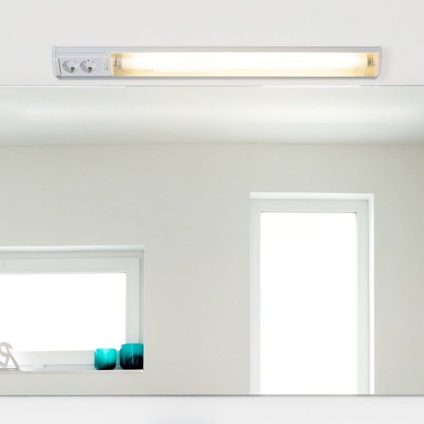 Rabalux - Lampada LED sottopensile con 2 prese LED/15W/230V 4000K 70 cm bianco
