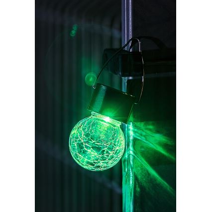 Rabalux - Lampada solare LED RGB da esterno con interruttore LED/0,06W 60 mAh IP44