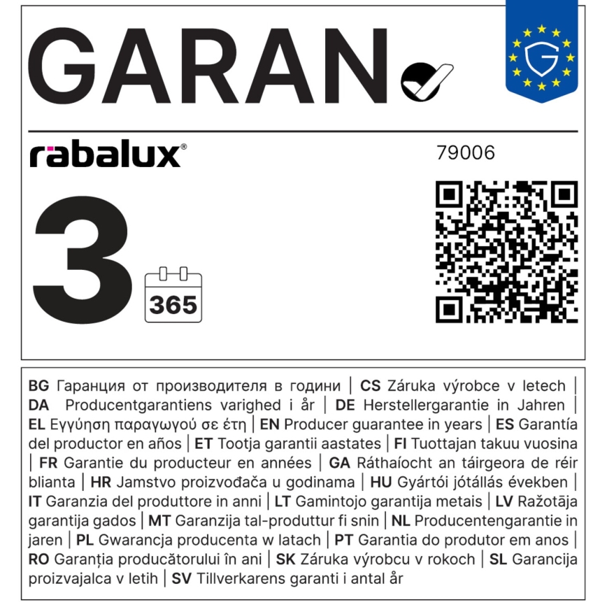 Rabalux - Lampadina LED T45 E27/4W/230V 4000K