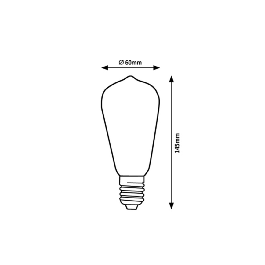 Rabalux - Lampadina LED ST64 E27/4W/230V 4000K