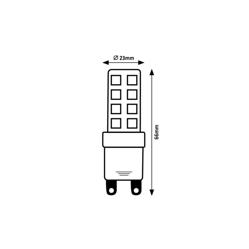 Rabalux - Lampadina LED G9/7W/230V 4000K