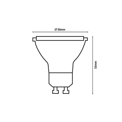 Rabalux - Lampadina LED SMD GU10/7W/230V 3000K