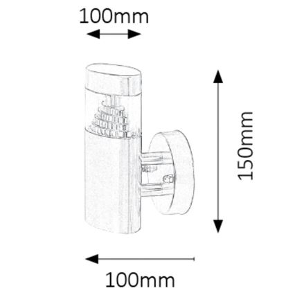 Rabalux - LED Applique a da esterno LED/6W/230V IP44