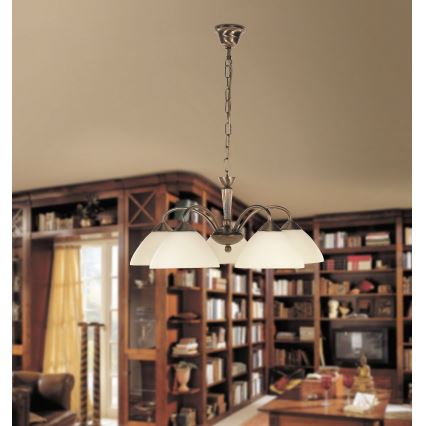 Rabalux - Lampadario a sospensione con catena 5xE14/40W/230V