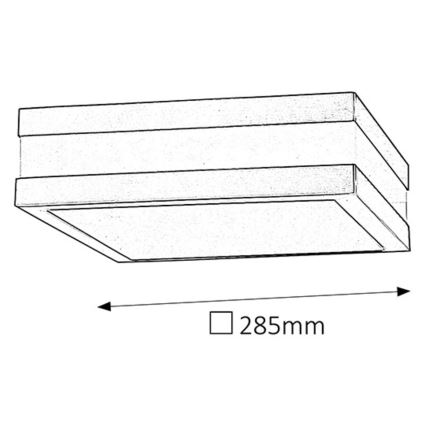 Rabalux - Applique da esterno 2xE27/11W/230V