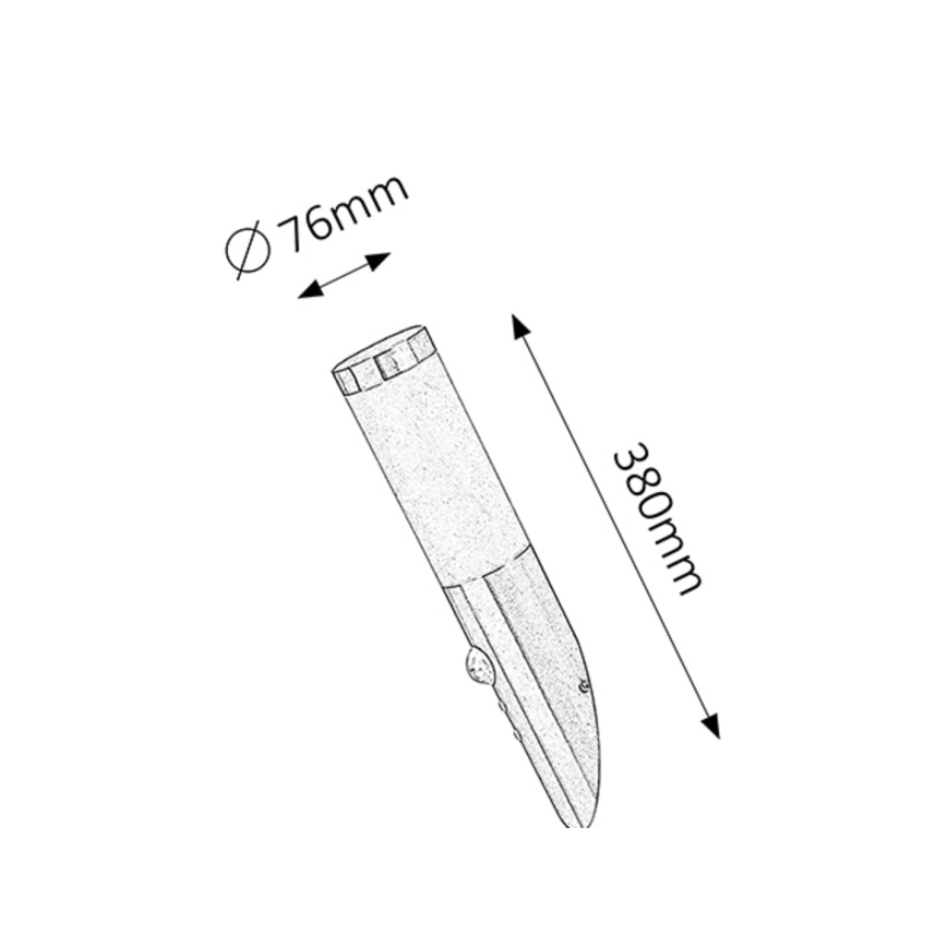Rabalux - Applique da esterno con sensore 1xE27/25W/230V